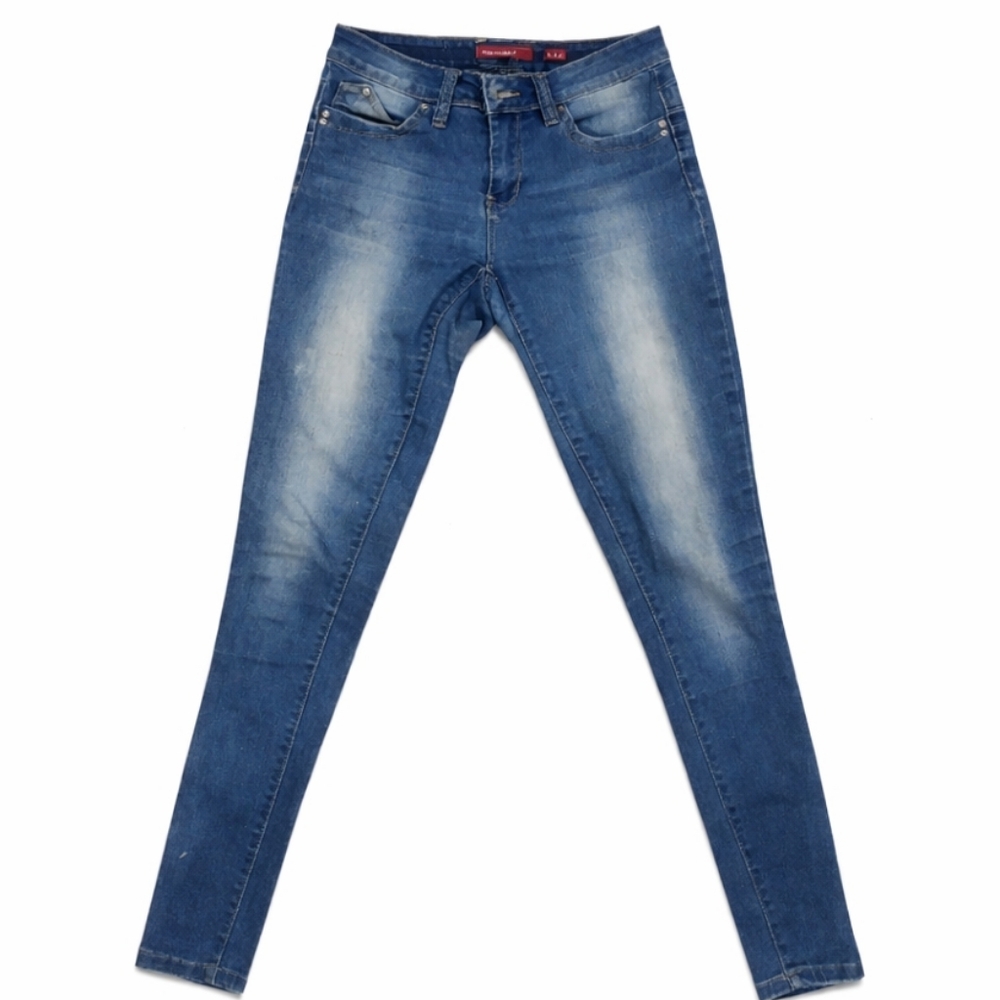 YMI Blue Skinny Jeans Size 3 Medium Wash Stretch Denim